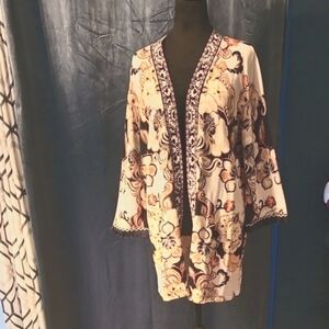 Chicos - Ooen Cardigan Sweater - Classic Navy - Size 2 (Large)